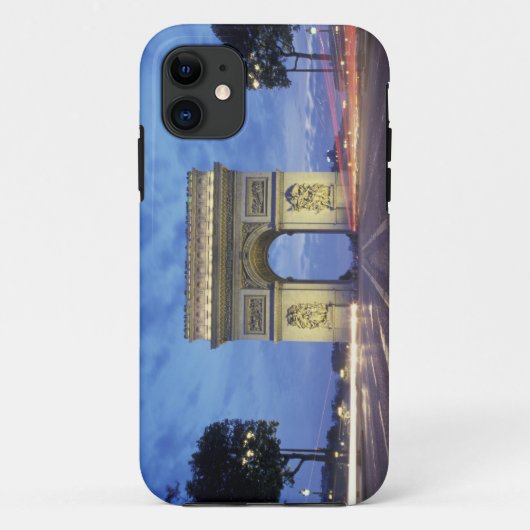 Europa, Frankrijk, Parijs. Arc de Triomphe gezien Case-Mate iPhone Case (Achterkant)