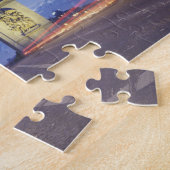 Europa, Frankrijk, Parijs. Arc de Triomphe gezien Legpuzzel (Zijkant)