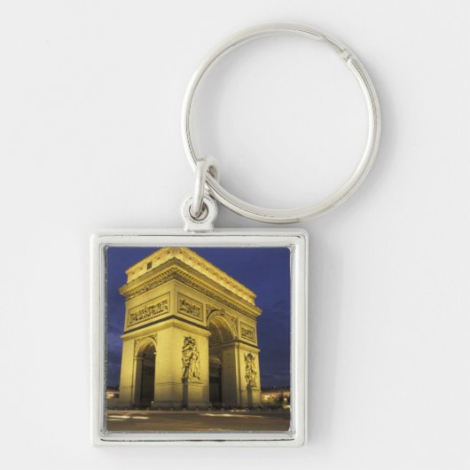 Europa, Frankrijk, Parijs. Arc de Triomphe Sleutelhanger (Voorkant)