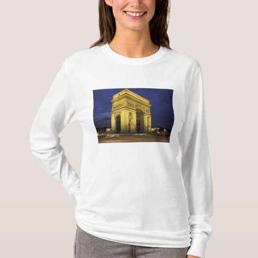 Europa, Frankrijk, Parijs. Arc de Triomphe T-shirt (Voorkant)