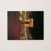 Europa, Frankrijk, Parijs. Avondst verkeersspoelen Legpuzzel (Horizontaal)