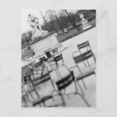 Europa, Frankrijk, Parijs. Chairs, Jardin du Briefkaart (Voorkant)