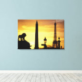 Europa, Frankrijk, Parijs, Concorde. Canvas Afdruk (Insitu (Houten vloer))