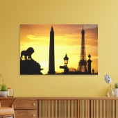 Europa, Frankrijk, Parijs, Concorde. Canvas Afdruk (Insitu (Woonkamer))