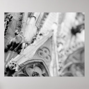 Europa, Frankrijk, Parijs. Detail: sculptuur op Poster