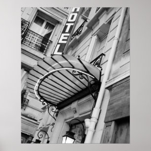 Europa, Frankrijk, Parijs. Detail van Linkerbankho Poster