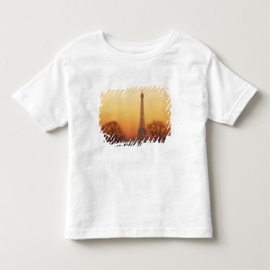 Europa, Frankrijk, Parijs. Eiffeltoren (middelgroo Kinder Shirts (Voorkant)