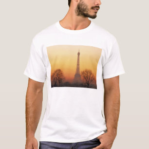 Europa, Frankrijk, Parijs. Eiffeltoren (middelgroo T-shirt