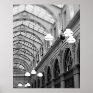 Europa, Frankrijk, Parijs. Interieur, Galerie Poster