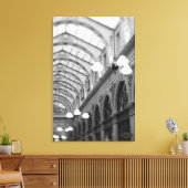 Europa, Frankrijk, Parijs. Interior, Galerie Canvas Afdruk (Insitu (Woonkamer))