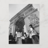 Europa, Frankrijk, Parijs. Militaire ceremonie bij Briefkaart (Voorkant)