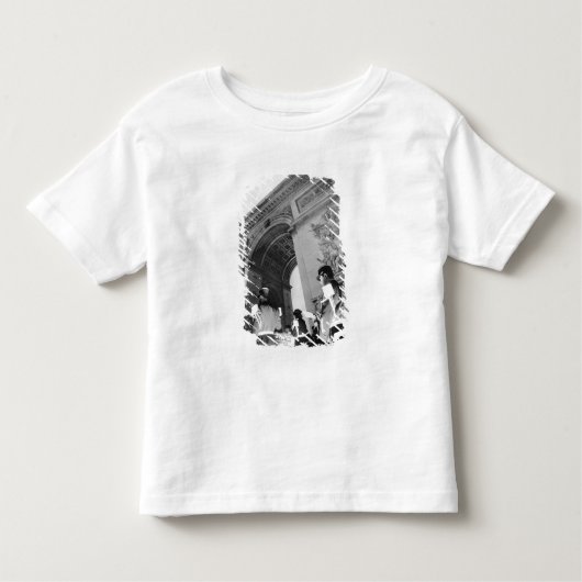 Europa, Frankrijk, Parijs. Militaire ceremonie bij Kinder Shirts (Voorkant)