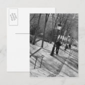 Europa, Frankrijk, Parijs, Montmartre: Goedemorgen Briefkaart (Voorkant / Achterkant)