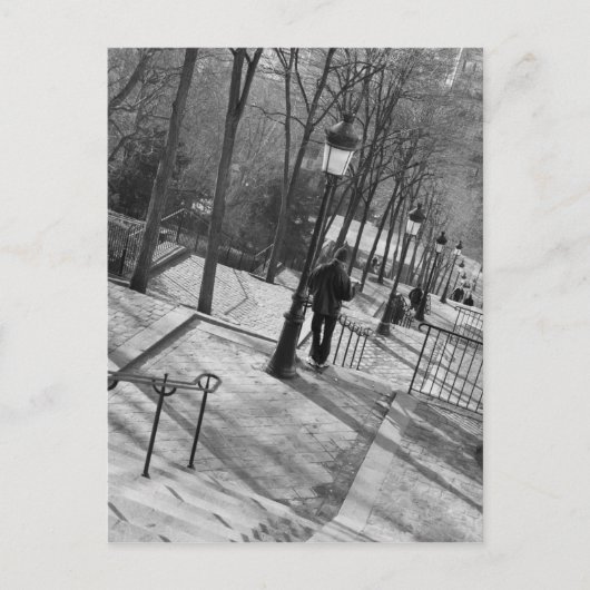 Europa, Frankrijk, Parijs, Montmartre: Goedemorgen Briefkaart (Voorkant)