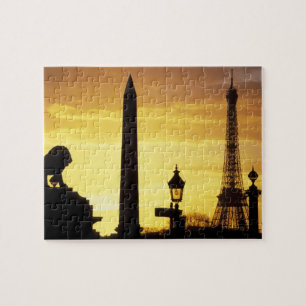 Europa, Frankrijk, Parijs, Place de Concorde. Legpuzzel