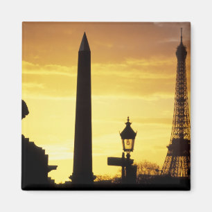 Europa, Frankrijk, Parijs, Place de Concorde. Magneet