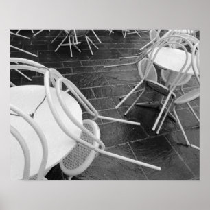 Europa, Frankrijk, Parijs. Stoelen, Jardin du 4 Poster