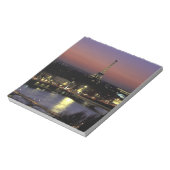 Europa, Frankrijk, Parijs, Sunset uitzicht Eiffel Notitieblok (Linkerzijde)
