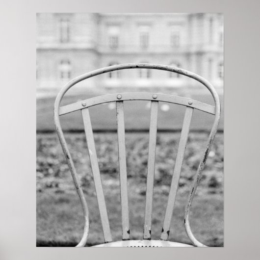 Europa, Frankrijk, Parijs. Voorzitter, Jardin du Poster (Voorkant)