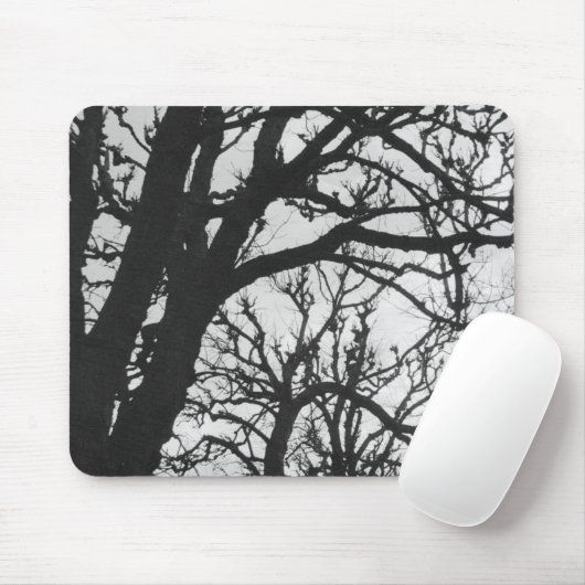 Europa, Frankrijk, Parijs. Winterbomen, Marco Muismat (Met muis)