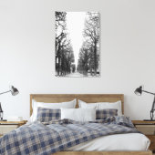 Europa, Frankrijk, Parijs. Winterbomen, Marco Polo Canvas Afdruk (Insitu (Slaapkamer))