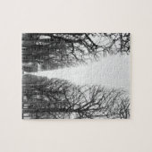 Europa, Frankrijk, Parijs. Winterbomen, Marco Polo Legpuzzel (Horizontaal)