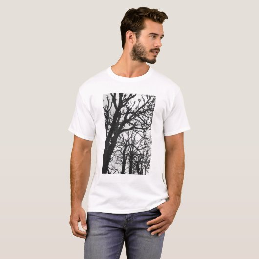 Europa, Frankrijk, Parijs. Winterbomen, Marco T-shirt (Voorkant volledig)