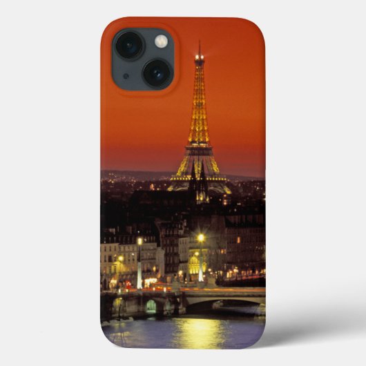 Europa, Frankrijk, Parijs. Zonsondergang uitzicht  Case-Mate iPhone Case (Achterkant)