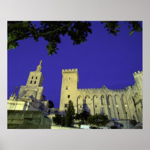 Europa, Frankrijk, Provence, Avignon. Palais des Poster