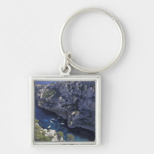 Europa, Frankrijk, Provence, Calanques. Kalksteen Sleutelhanger