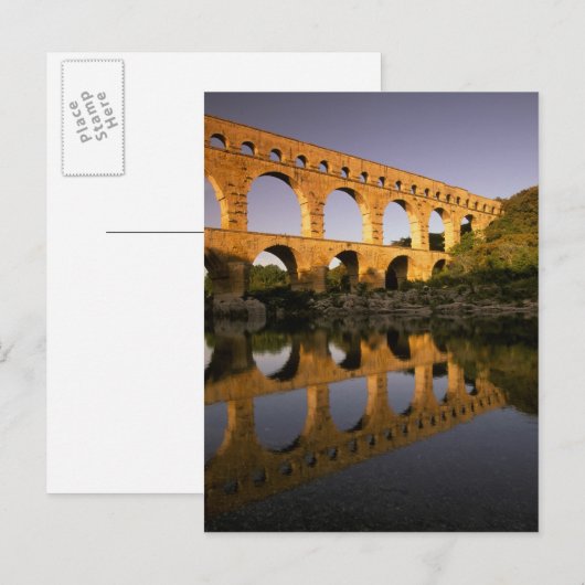 Europa, Frankrijk, Provence, Gard. Pont du Gard Briefkaart (Voorkant / Achterkant)
