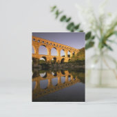 Europa, Frankrijk, Provence, Gard. Pont du Gard Briefkaart (Staand voorkant)