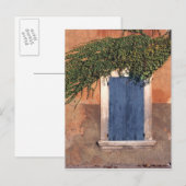 Europa, Frankrijk, Roussillon. Ivy bedekt de muur Briefkaart (Voorkant / Achterkant)