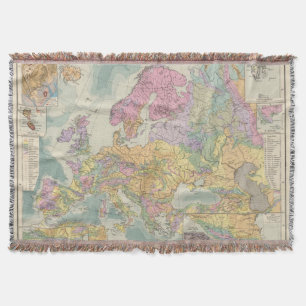 Europa - Geologische kaart van Europa Deken