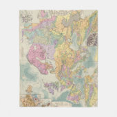 Europa - Geologische kaart van Europa Fleece Deken (Voorkant)
