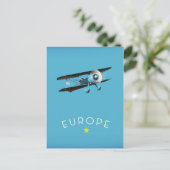 Europa Golden Star Briefkaart (Staand voorkant)