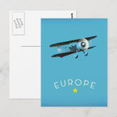 Europa Golden Star Briefkaart (Voorkant / Achterkant)