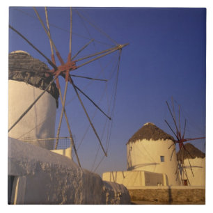 Europa, Griekenland, Cycladen, Mykonos, 2 Tegeltje