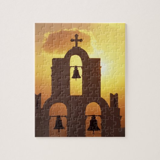 Europa, Griekenland, de Cycladen, Santorini, Legpuzzel (Verticaal)