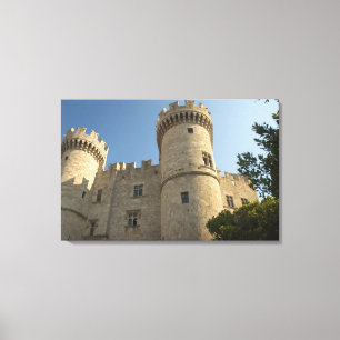Europa, Griekenland, Dodecanese eilanden, Rhodos: Canvas Afdruk