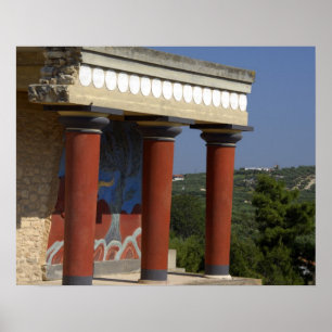 Europa, Griekenland, Kreta (ook bekend als Kriti), Poster