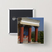 Europa, Griekenland, Kreta (ook bekend als Kriti), Vierkante Button 5,1 Cm (Voorkant /achterkant)