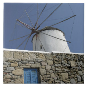 Europa, Griekenland, Mykonos. 2 Tegeltje