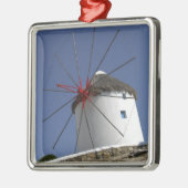 Europa, Griekenland, Mykonos. 3 Metalen Ornament (Links)