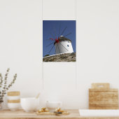 Europa, Griekenland, Mykonos. 3 Poster (Keuken)