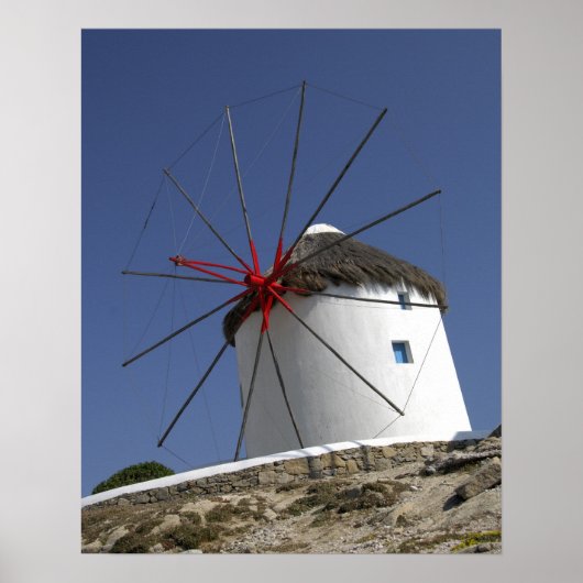 Europa, Griekenland, Mykonos. 3 Poster (Voorkant)