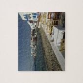 Europa, Griekenland, Mykonos. Uitzichten van de br Legpuzzel (Verticaal)