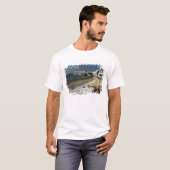 Europa, Griekenland, Mykonos. Uitzichten van de br T-shirt (Voorkant volledig)