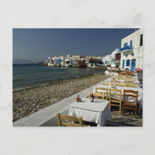 Europa, Griekenland, Mykonos. Uitzichten van de gr Briefkaart