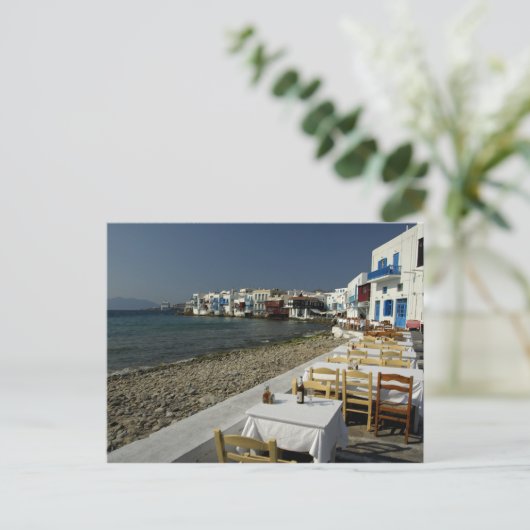 Europa, Griekenland, Mykonos. Uitzichten van de gr Briefkaart (Staand voorkant)